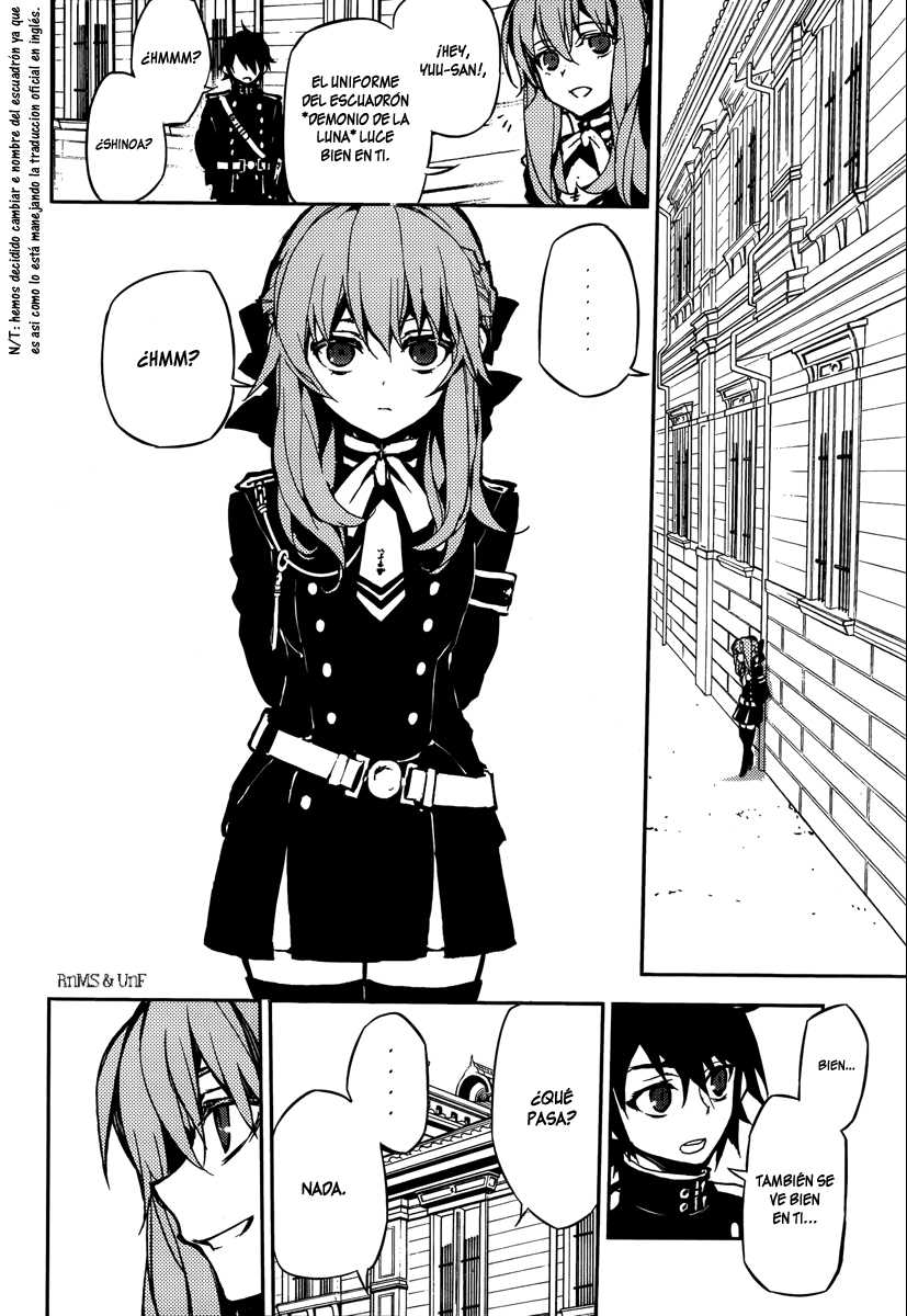 Owari no Seraph Capitulo 8: Equipo Mitsuba página 10
