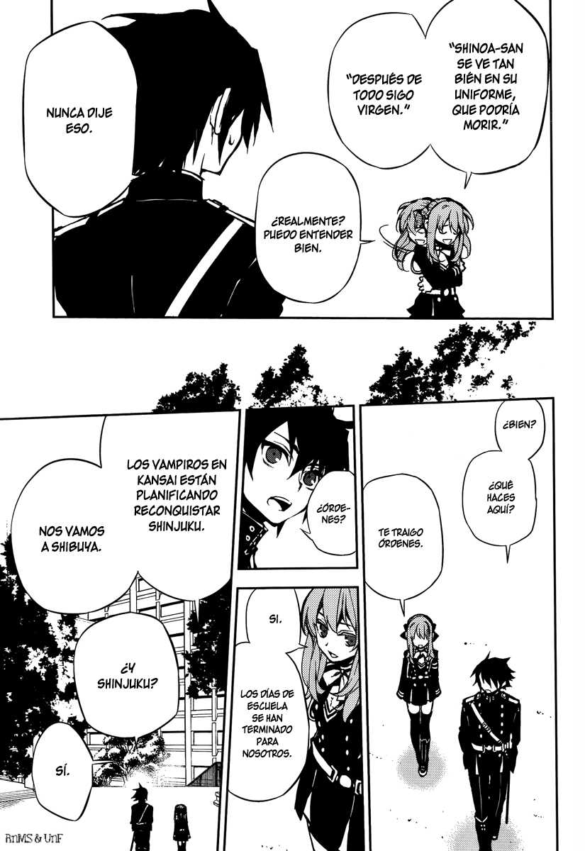 Owari no Seraph Capitulo 8: Equipo Mitsuba página 11