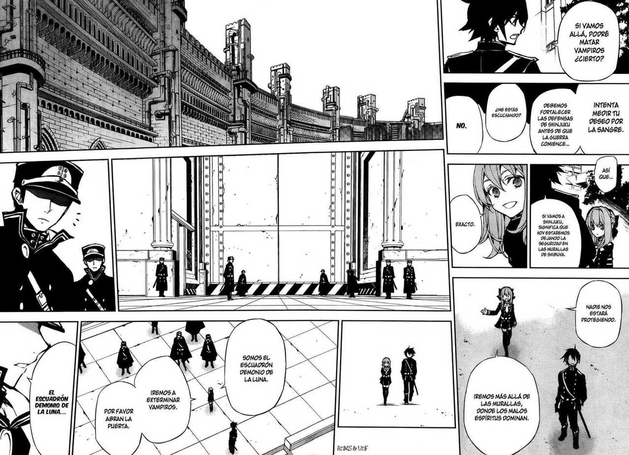 Owari no Seraph Capitulo 8: Equipo Mitsuba página 12