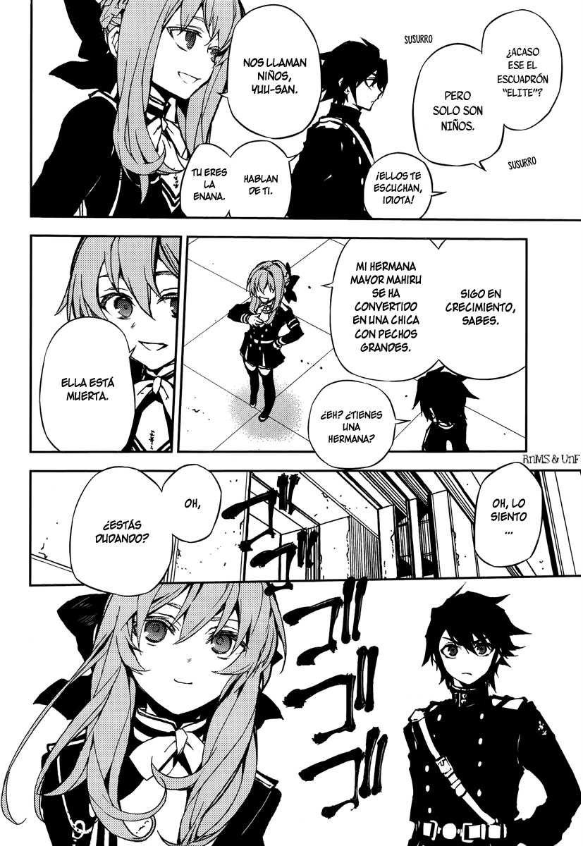 Owari no Seraph Capitulo 8: Equipo Mitsuba página 13