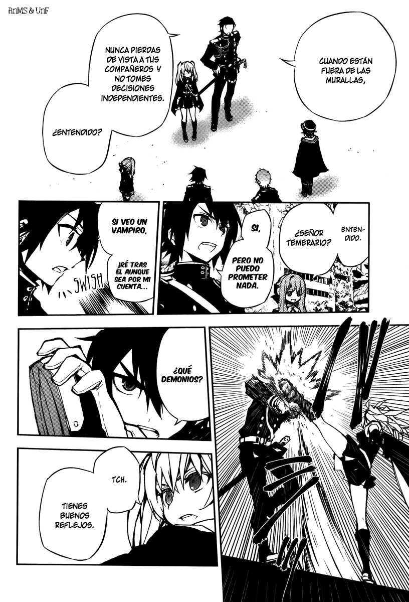 Owari no Seraph Capitulo 8: Equipo Mitsuba página 21
