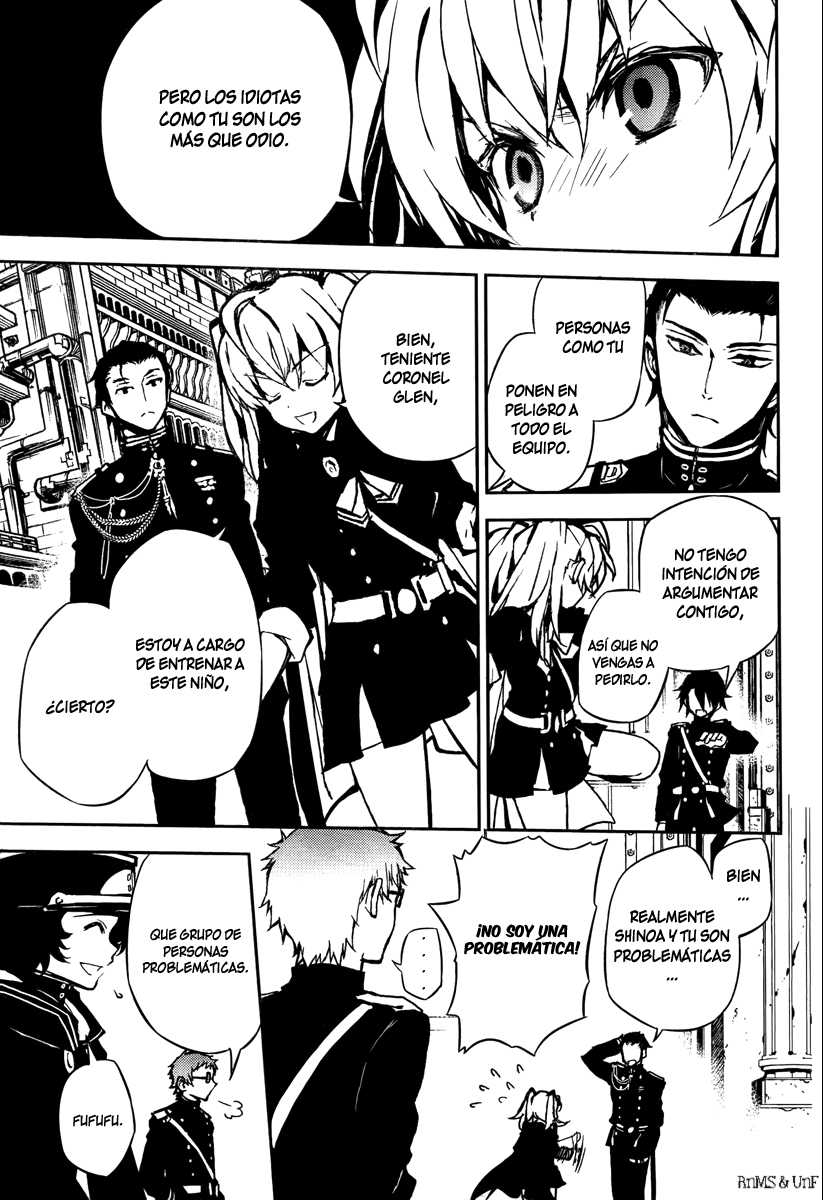Owari no Seraph Capitulo 8: Equipo Mitsuba página 22