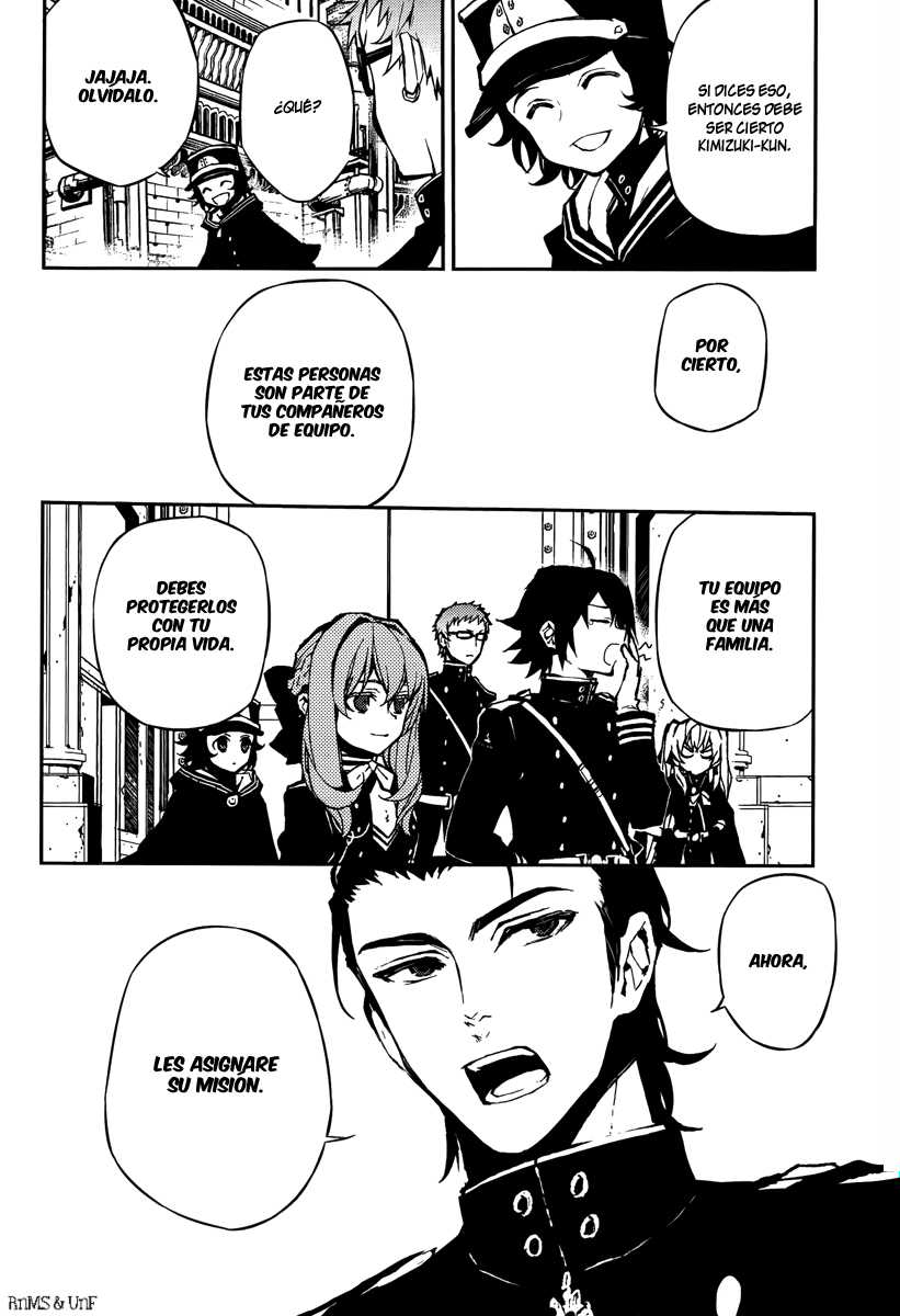 Owari no Seraph Capitulo 8: Equipo Mitsuba página 23