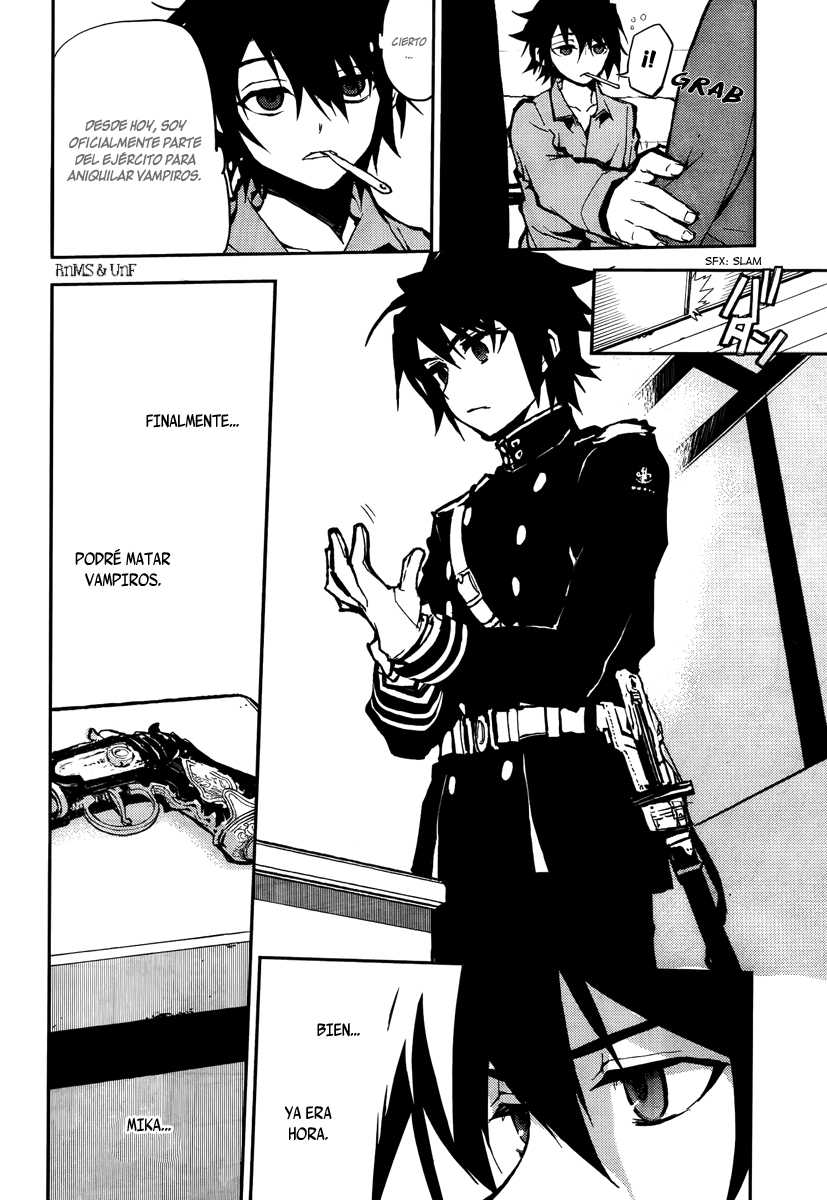 Owari no Seraph Capitulo 8: Equipo Mitsuba página 8