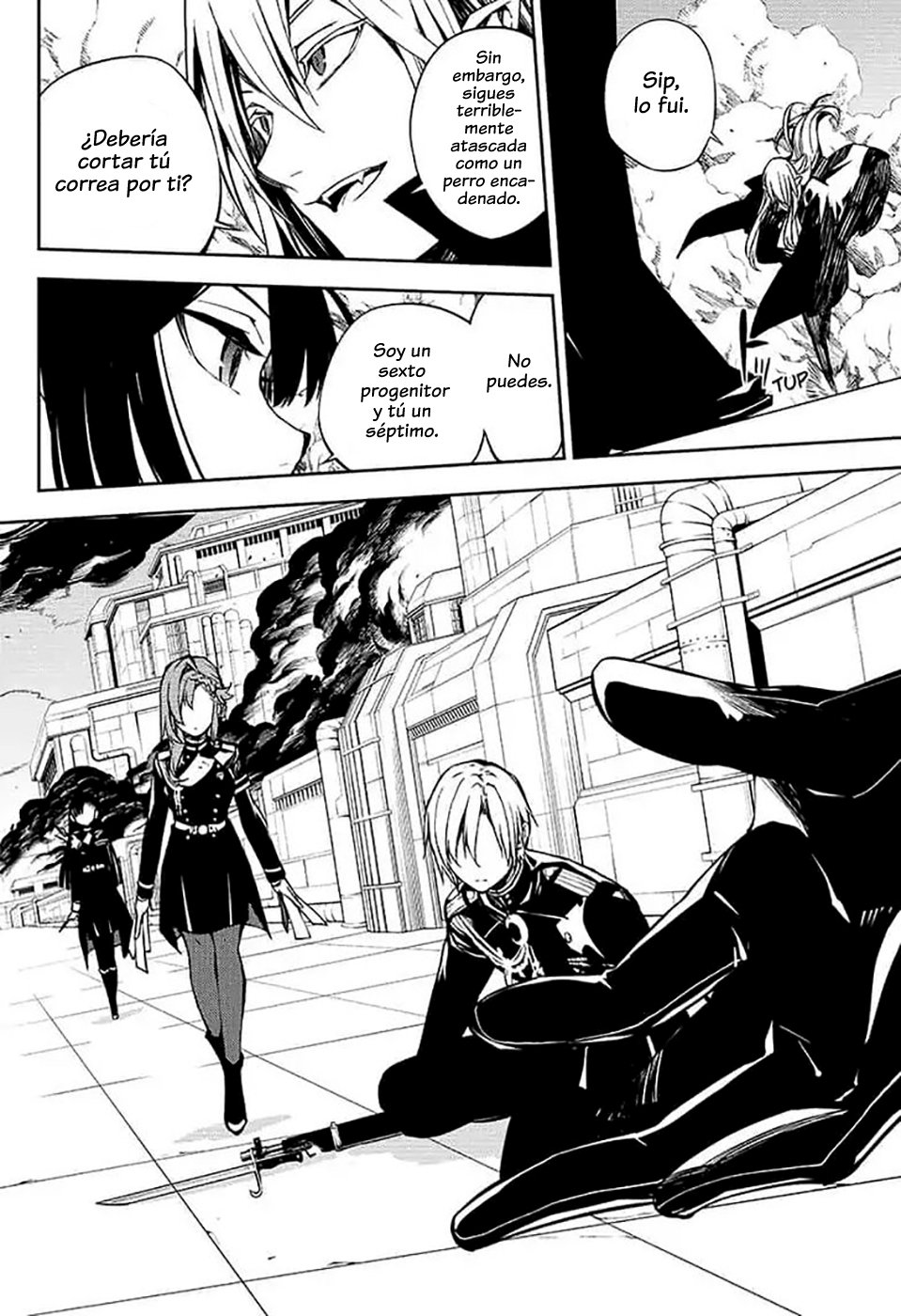 Owari no Seraph Capitulo 80: Relámpago sobre Shibuya. página 16