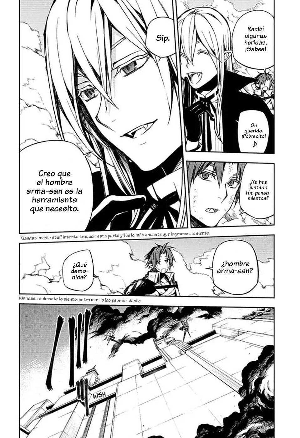 Owari no Seraph Capitulo 80: Relámpago sobre Shibuya. página 24