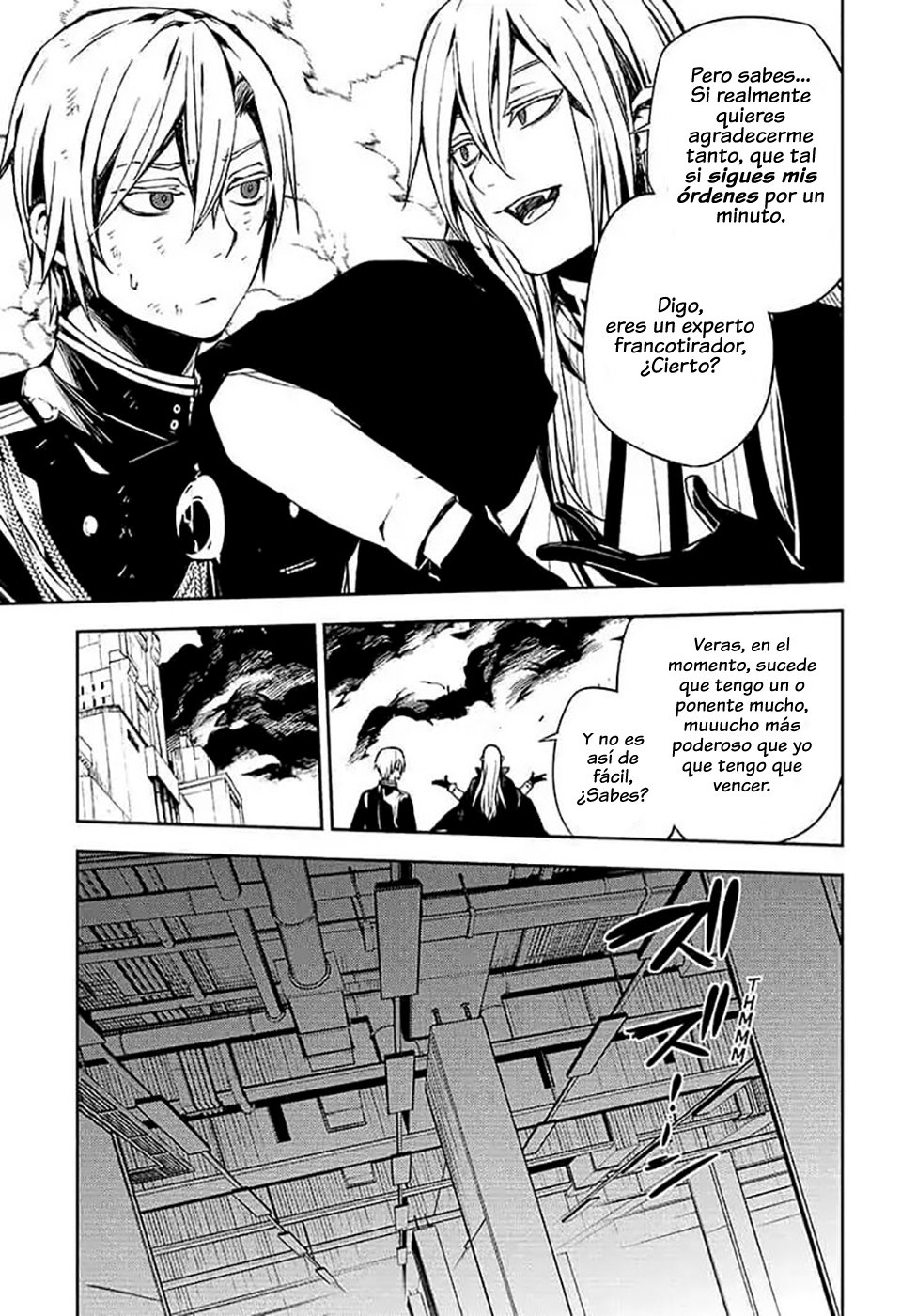 Owari no Seraph Capitulo 80: Relámpago sobre Shibuya. página 29