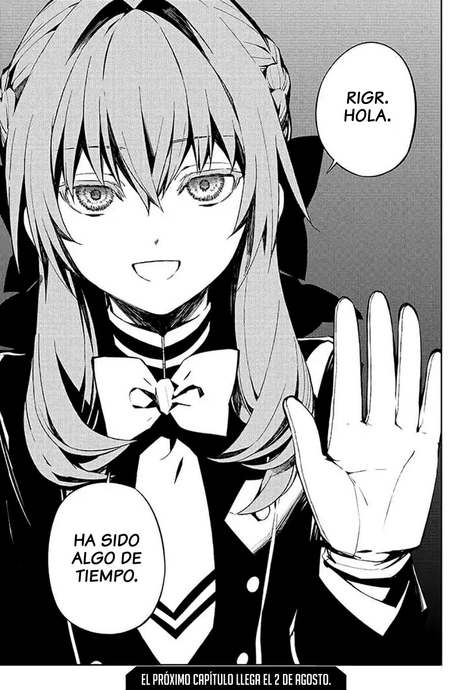 Owari no Seraph Capitulo 80: Relámpago sobre Shibuya. página 38