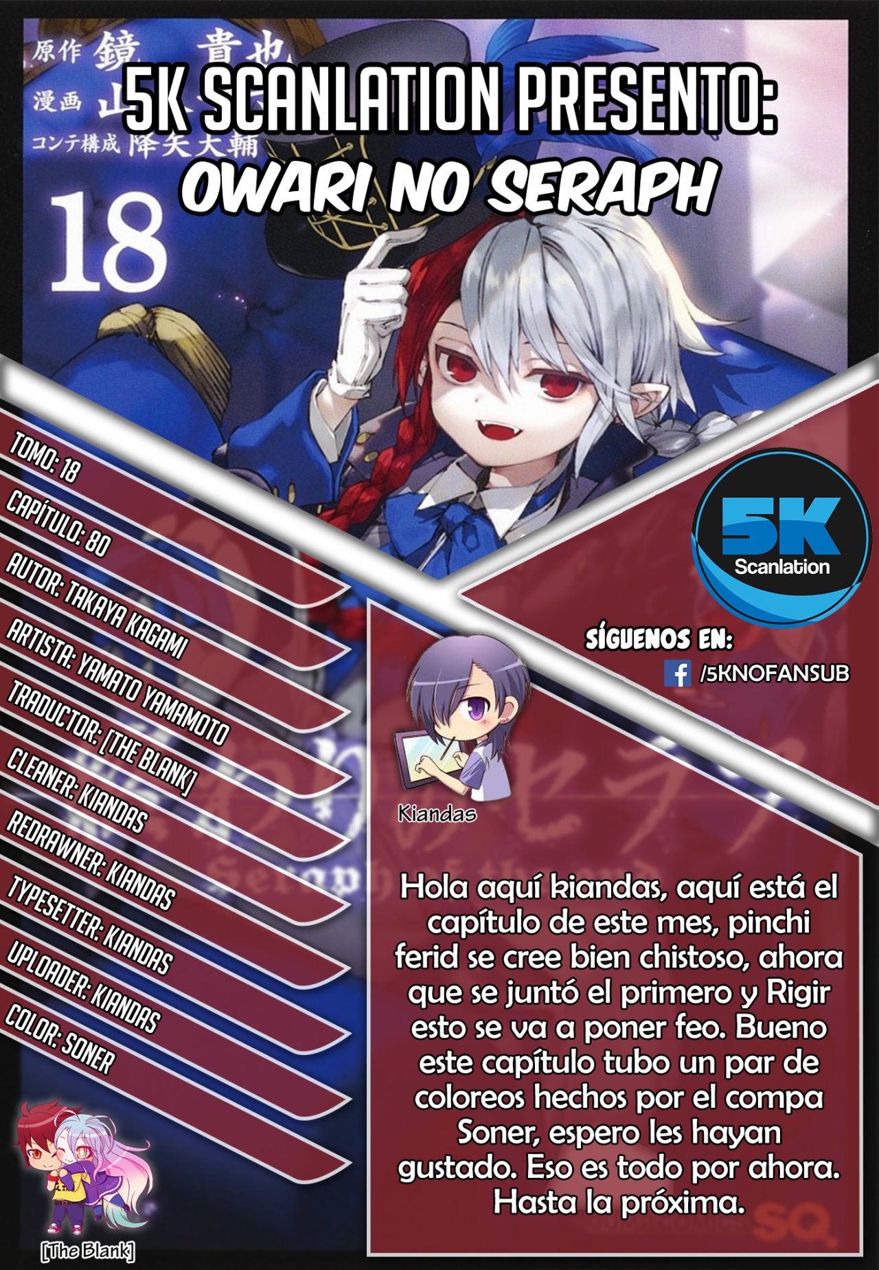 Owari no Seraph Capitulo 80: Relámpago sobre Shibuya. página 39