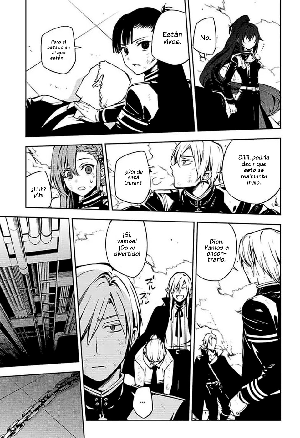 Owari no Seraph Capitulo 81: Alas caídas página 9
