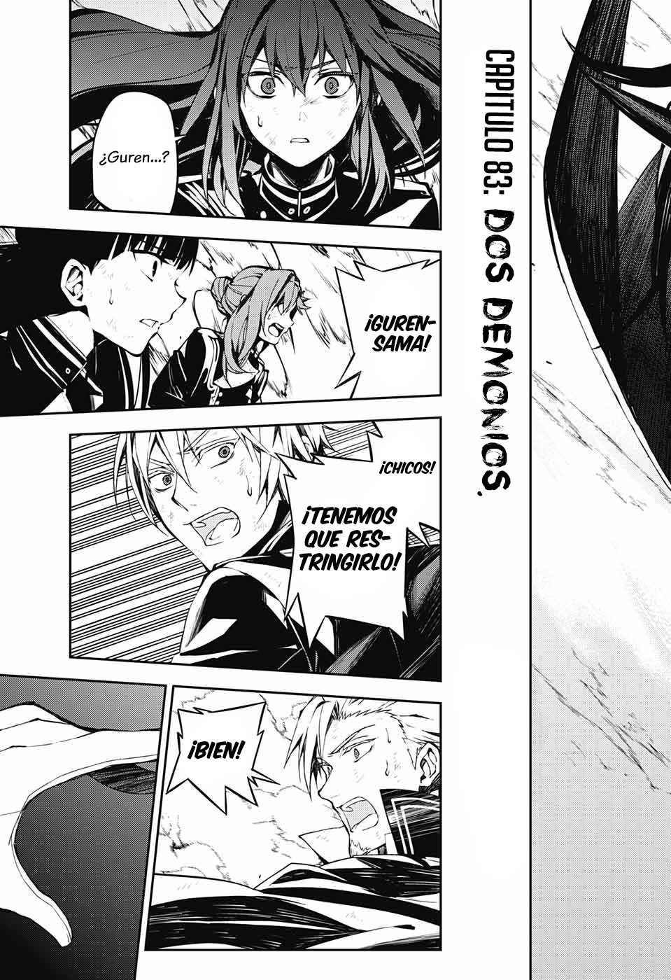 Owari no Seraph Capitulo 83: Dos Demonios. página 3
