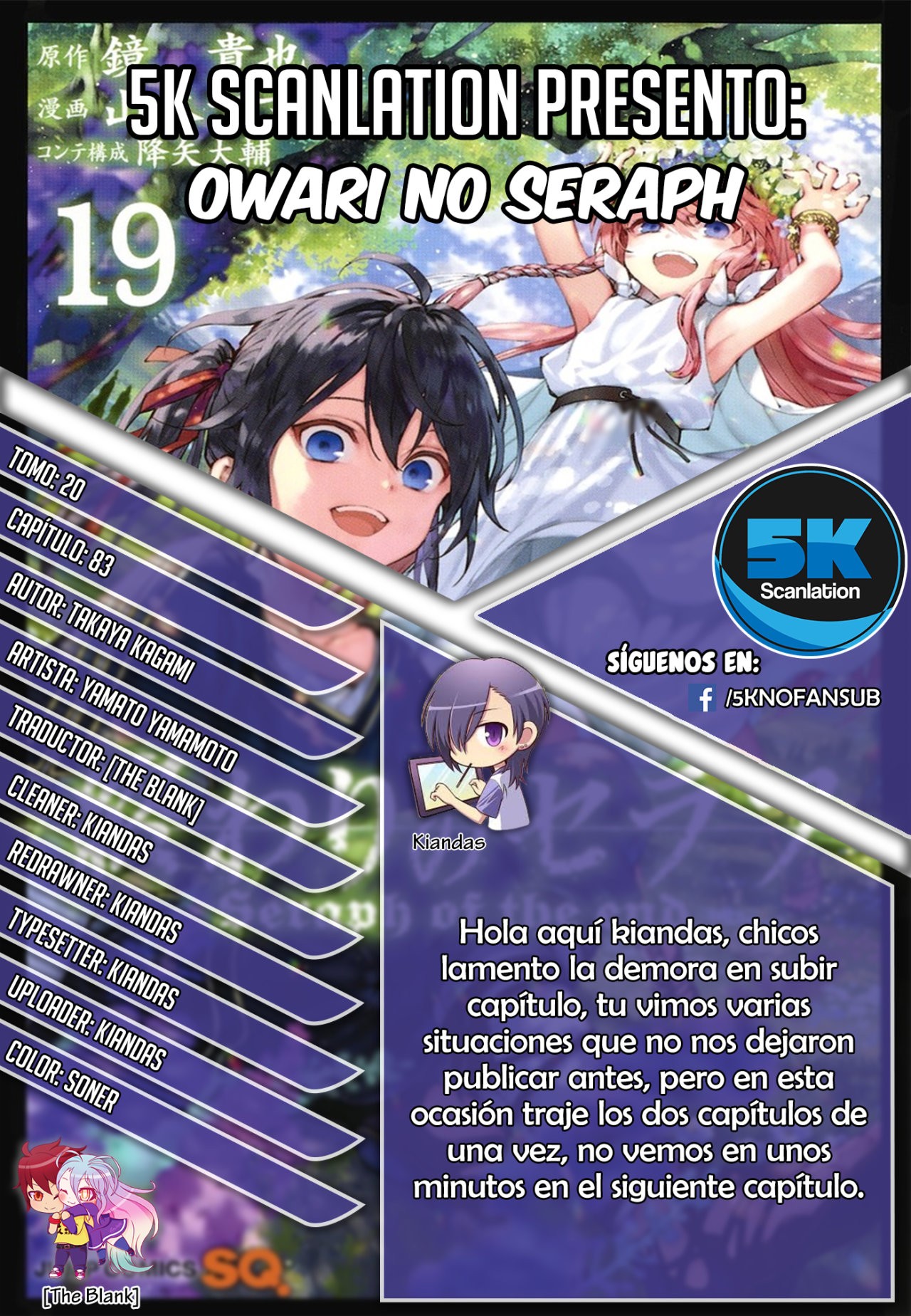 Owari no Seraph Capitulo 83: Dos Demonios. página 37