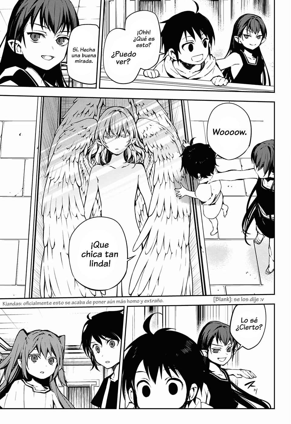 Owari no Seraph Capitulo 85: La reunión de los conejillos de india. página 14