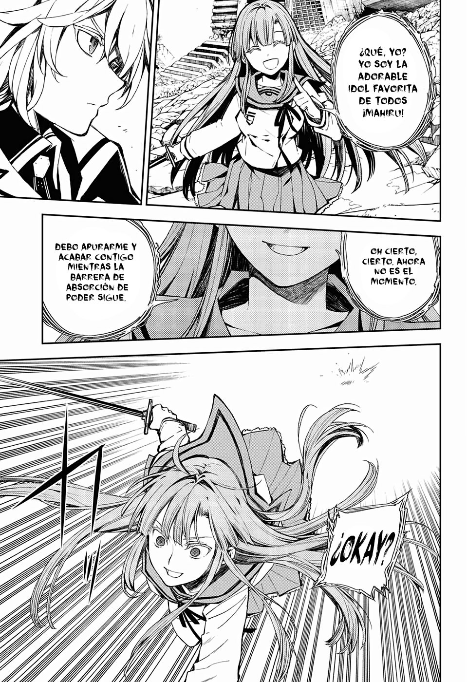 Owari no Seraph Capitulo 85: La reunión de los conejillos de india. página 27