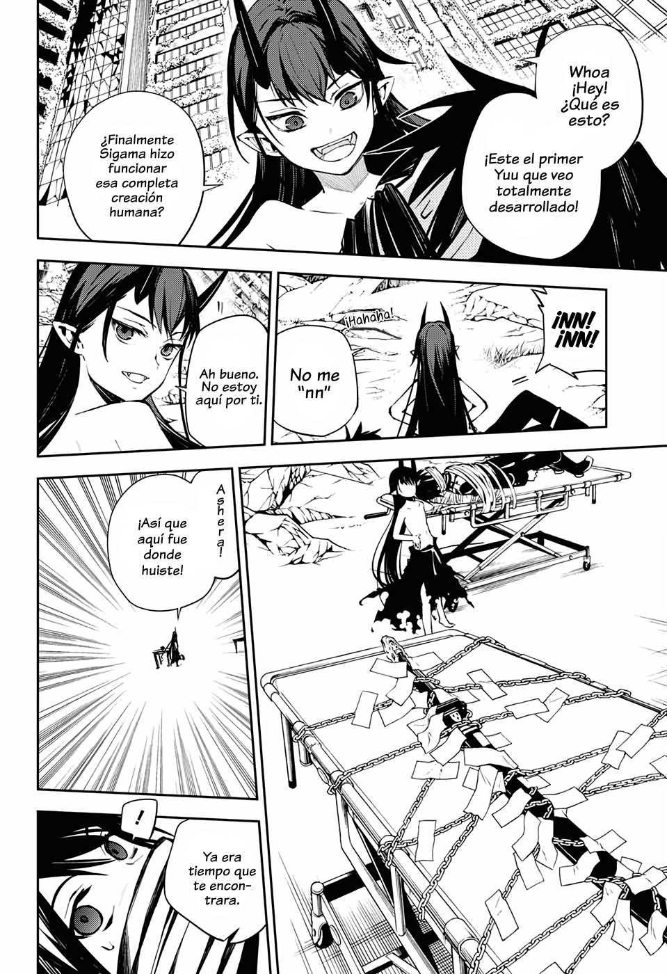 Owari no Seraph Capitulo 85: La reunión de los conejillos de india. página 34