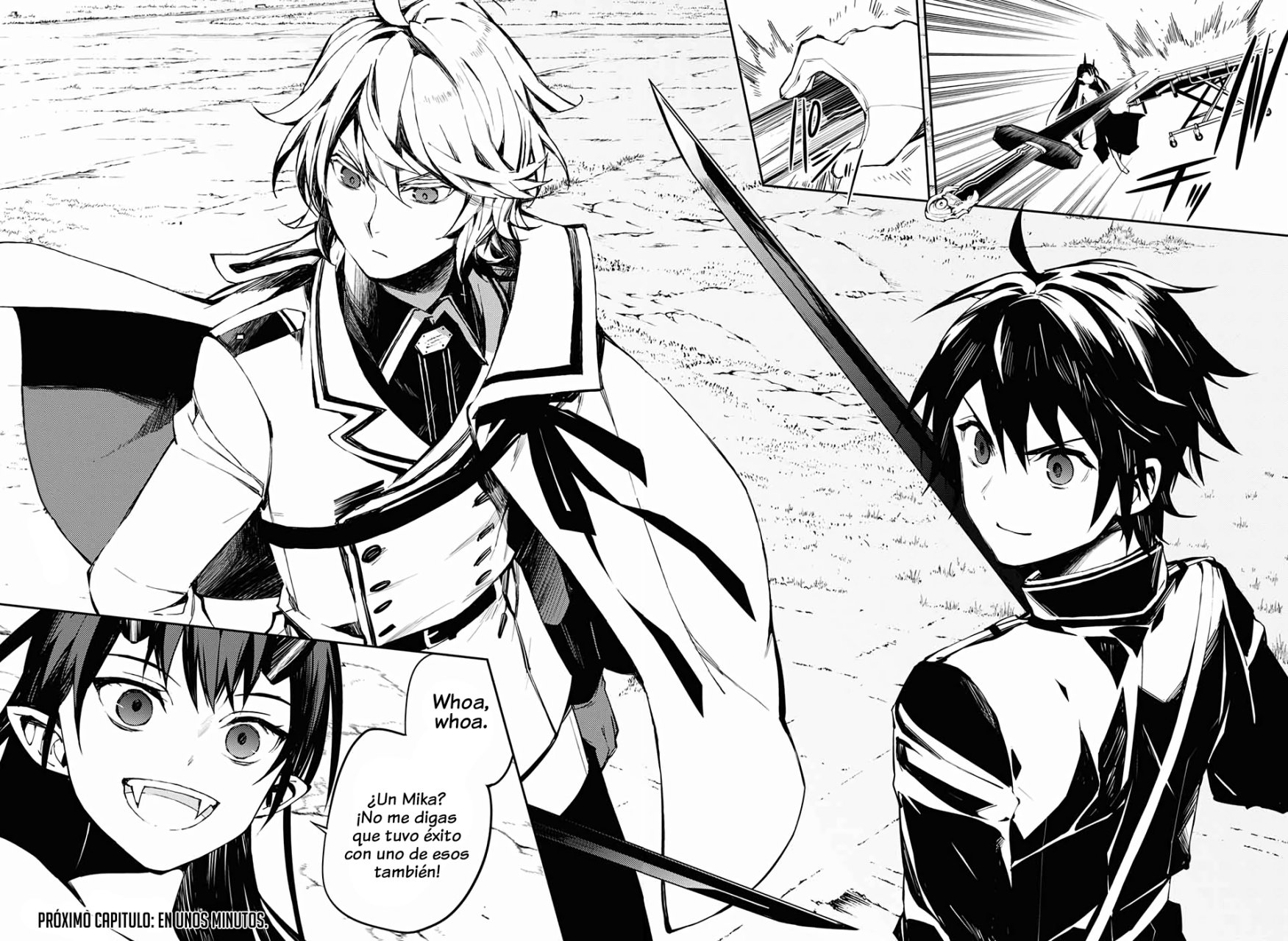 Owari no Seraph Capitulo 85: La reunión de los conejillos de india. página 36