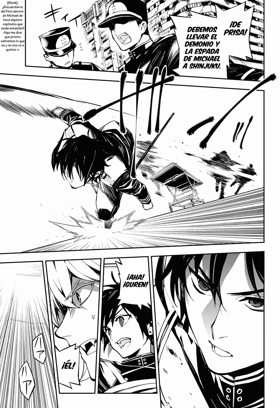 Owari no Seraph Capitulo 85: La reunión de los conejillos de india. página 6