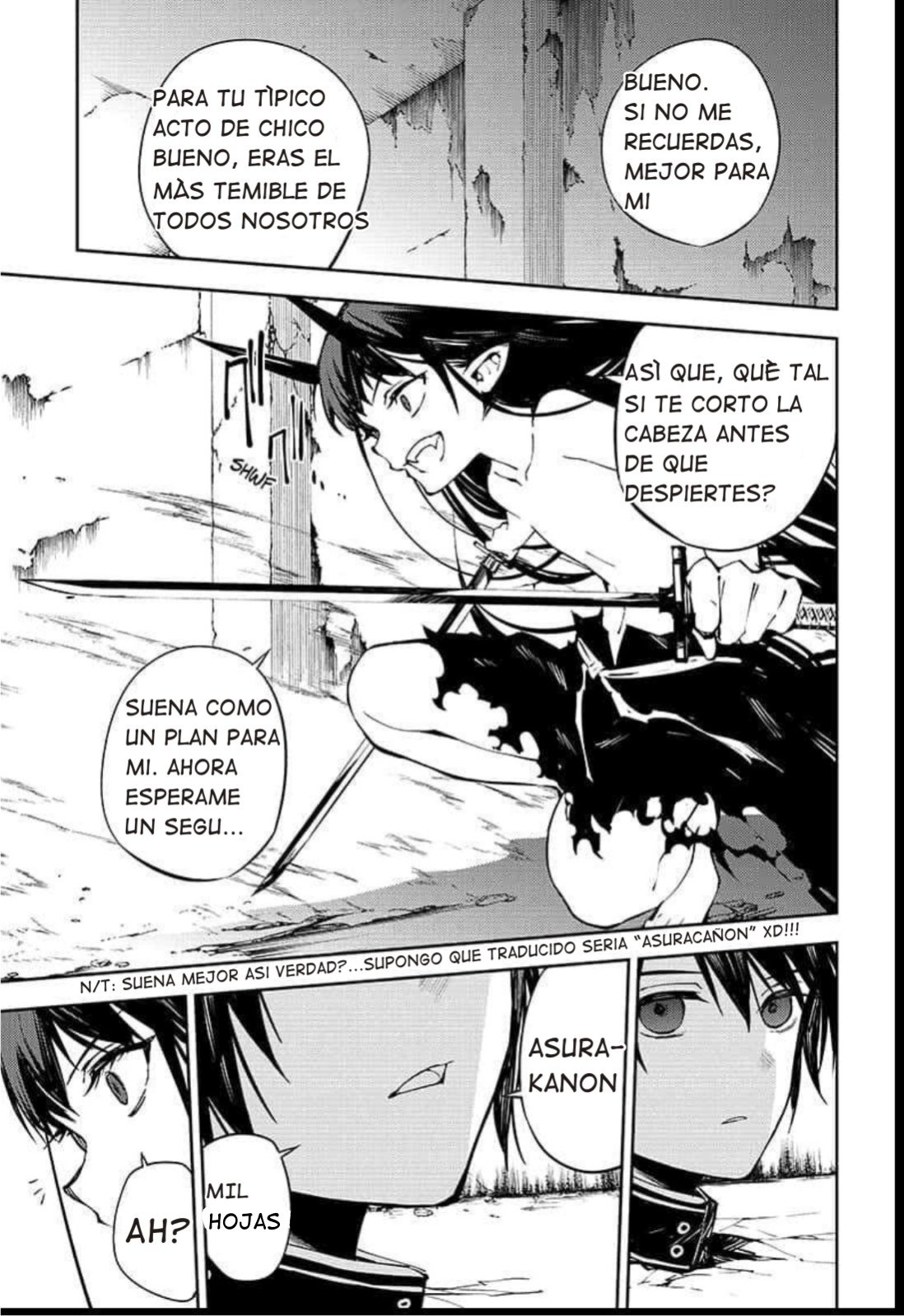 Owari no Seraph Capitulo 88: Ashera Tepes página 16