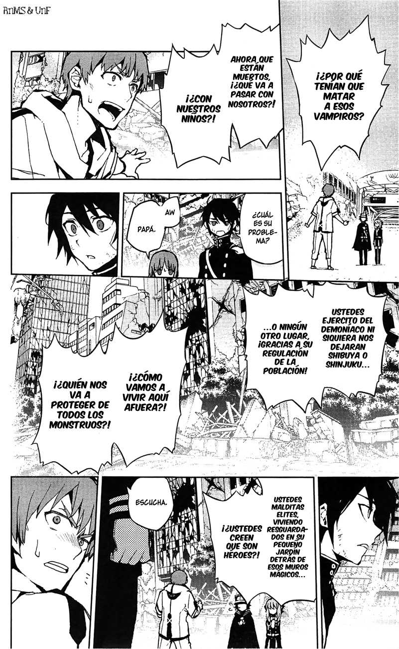 Owari no Seraph Capitulo 9: Primer exterminio página 42