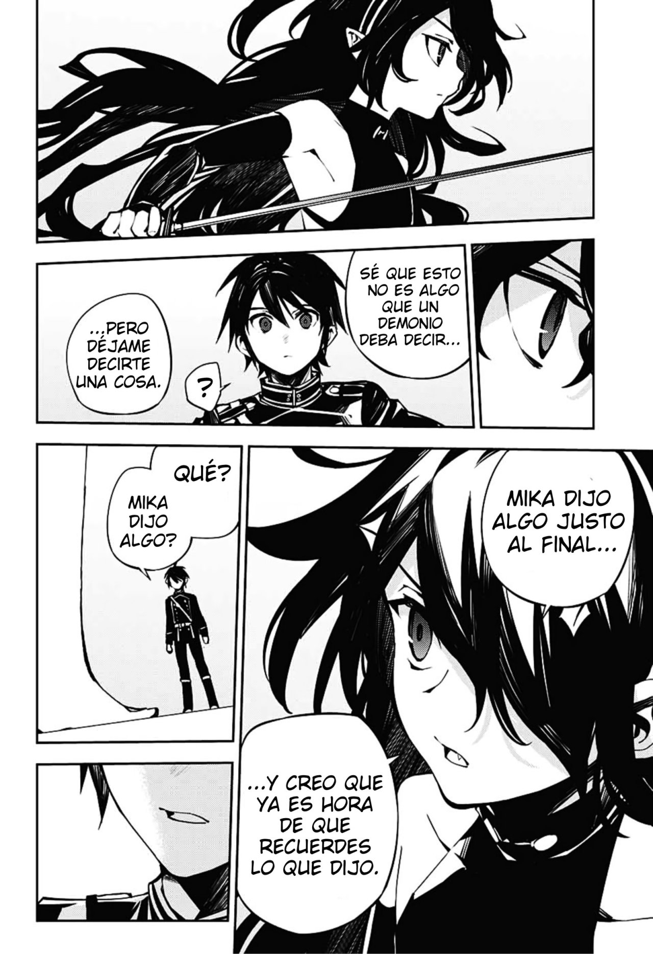 Owari no Seraph Capitulo 90: Debida A Mikaela página 27