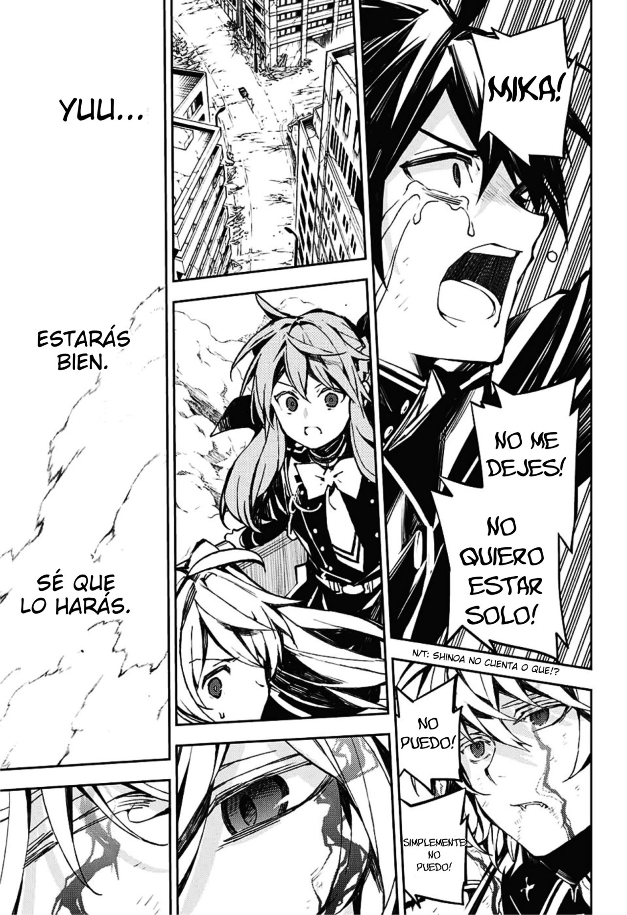 Owari no Seraph Capitulo 90: Debida A Mikaela página 33