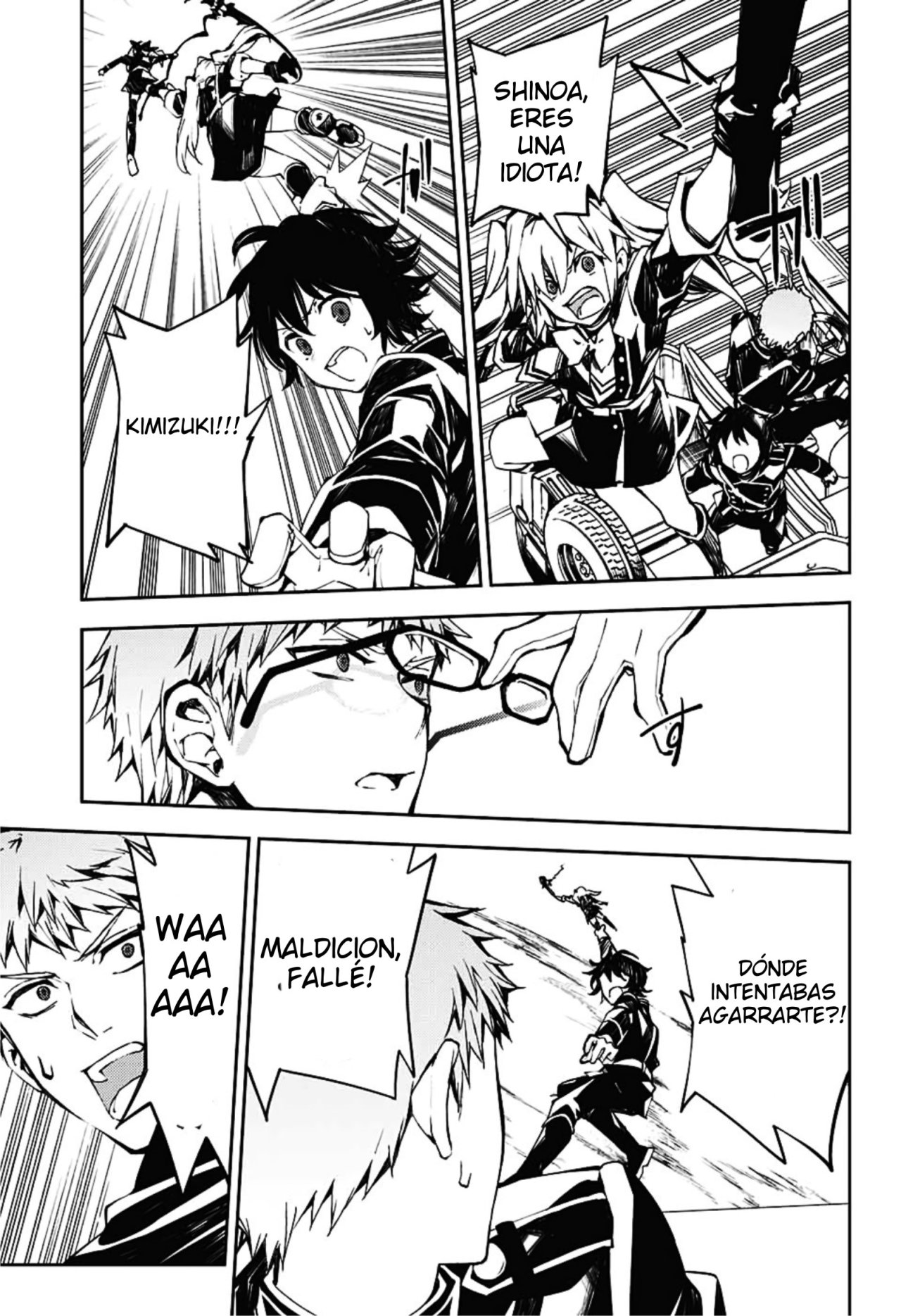 Owari no Seraph Capitulo 90: Debida A Mikaela página 8