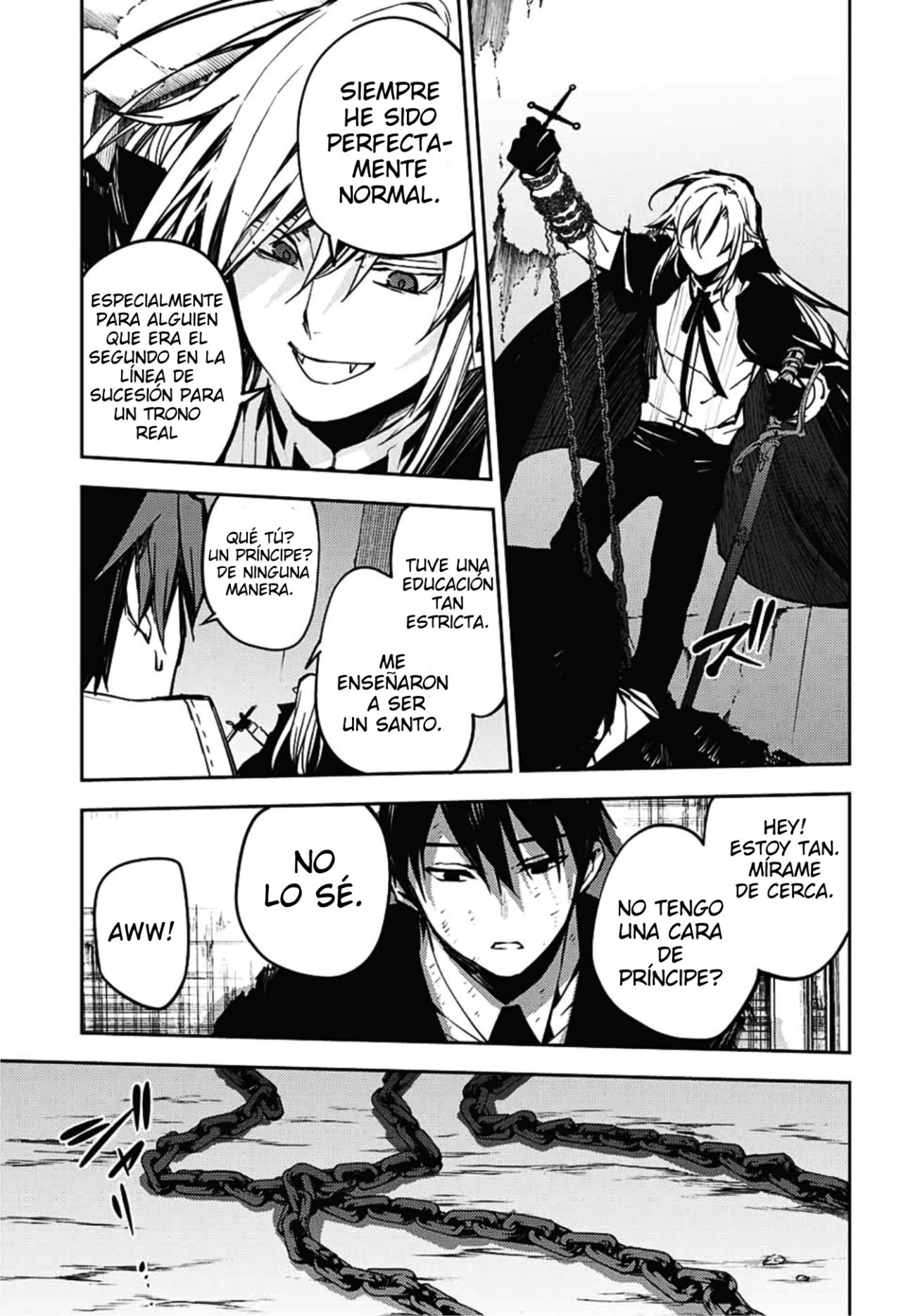 Owari no Seraph Capitulo 91: El Príncipe Huérfano página 27
