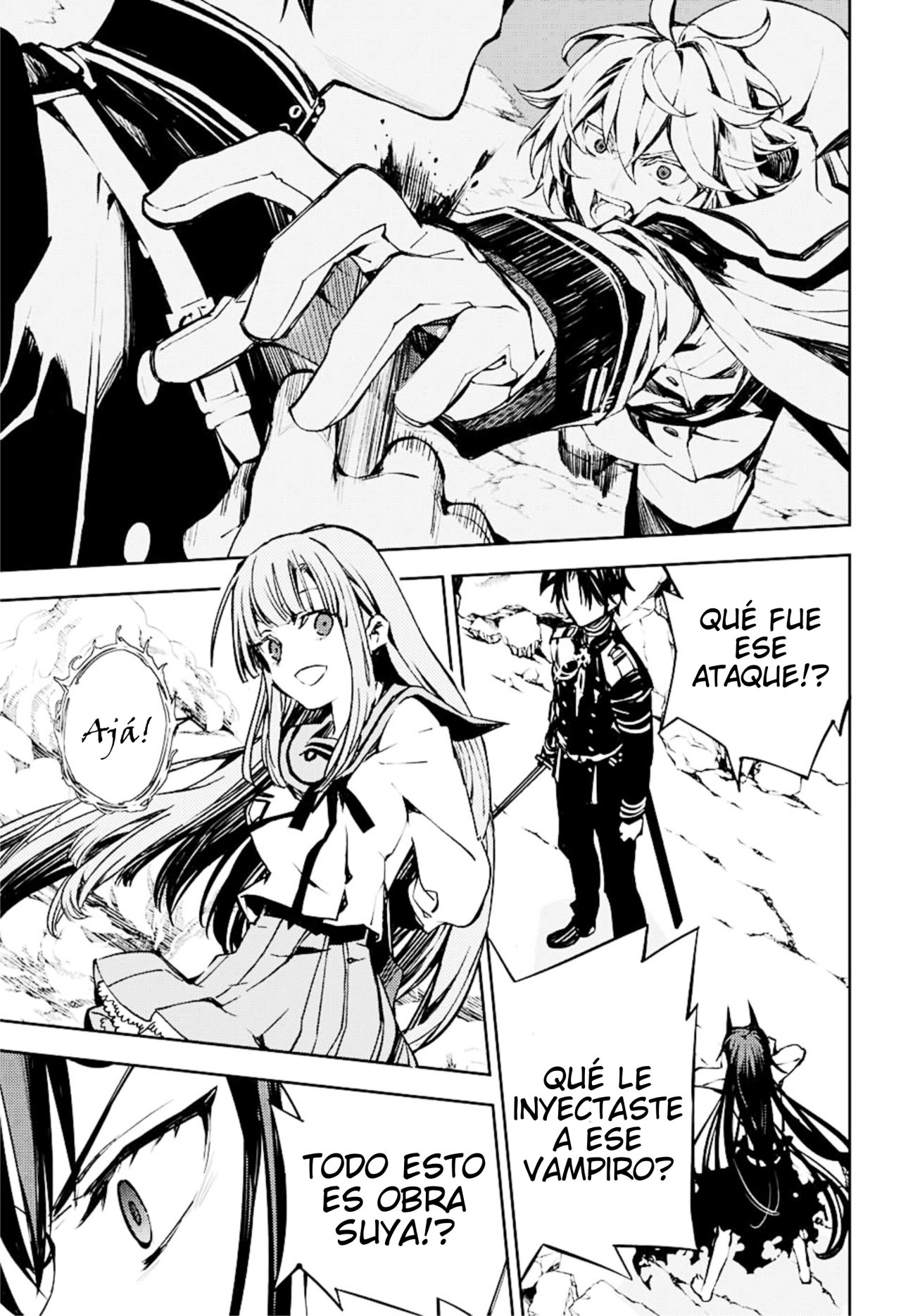 Owari no Seraph Capitulo 92: Escenario Del Demonio Negro página 28