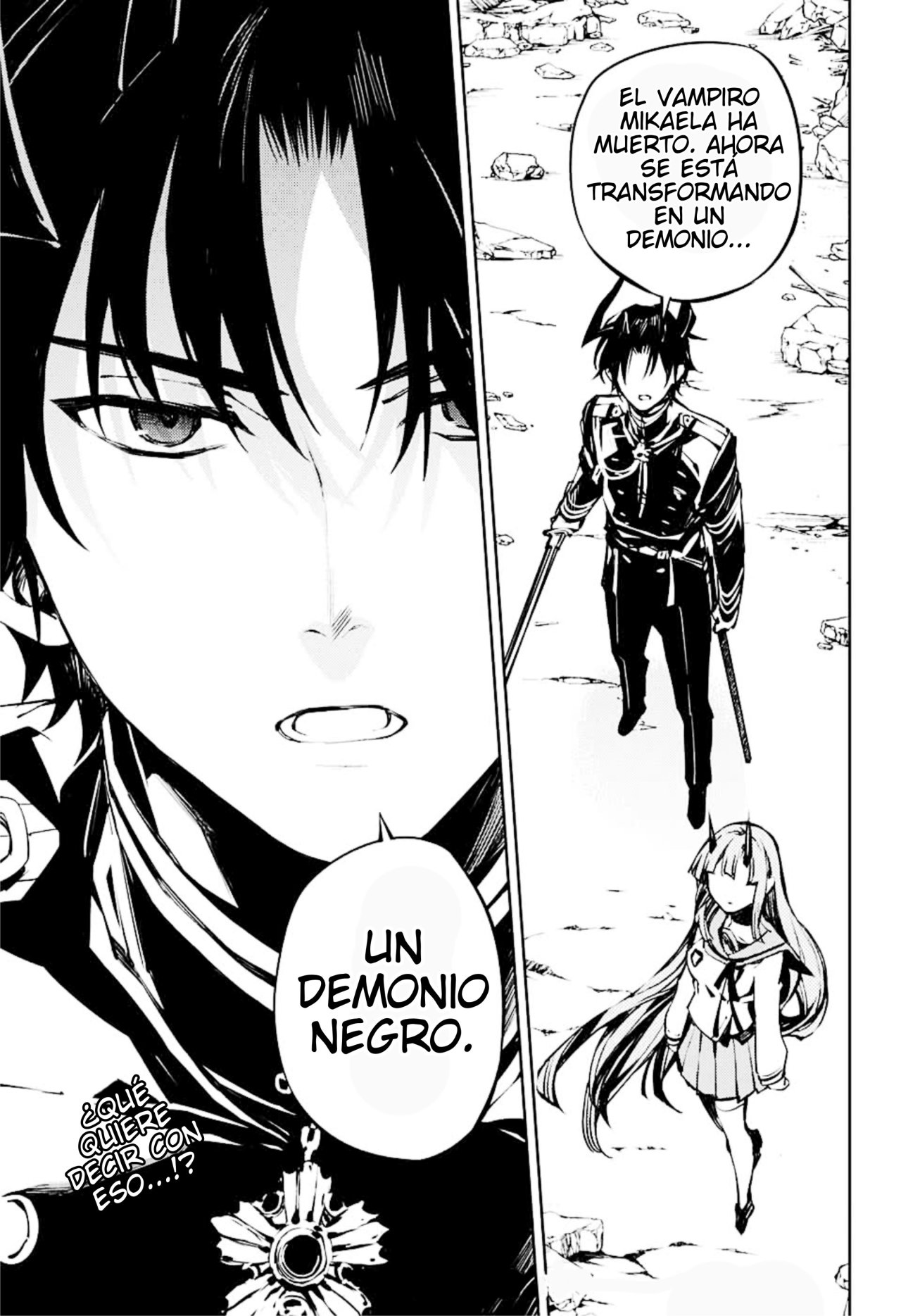 Owari no Seraph Capitulo 92: Escenario Del Demonio Negro página 34