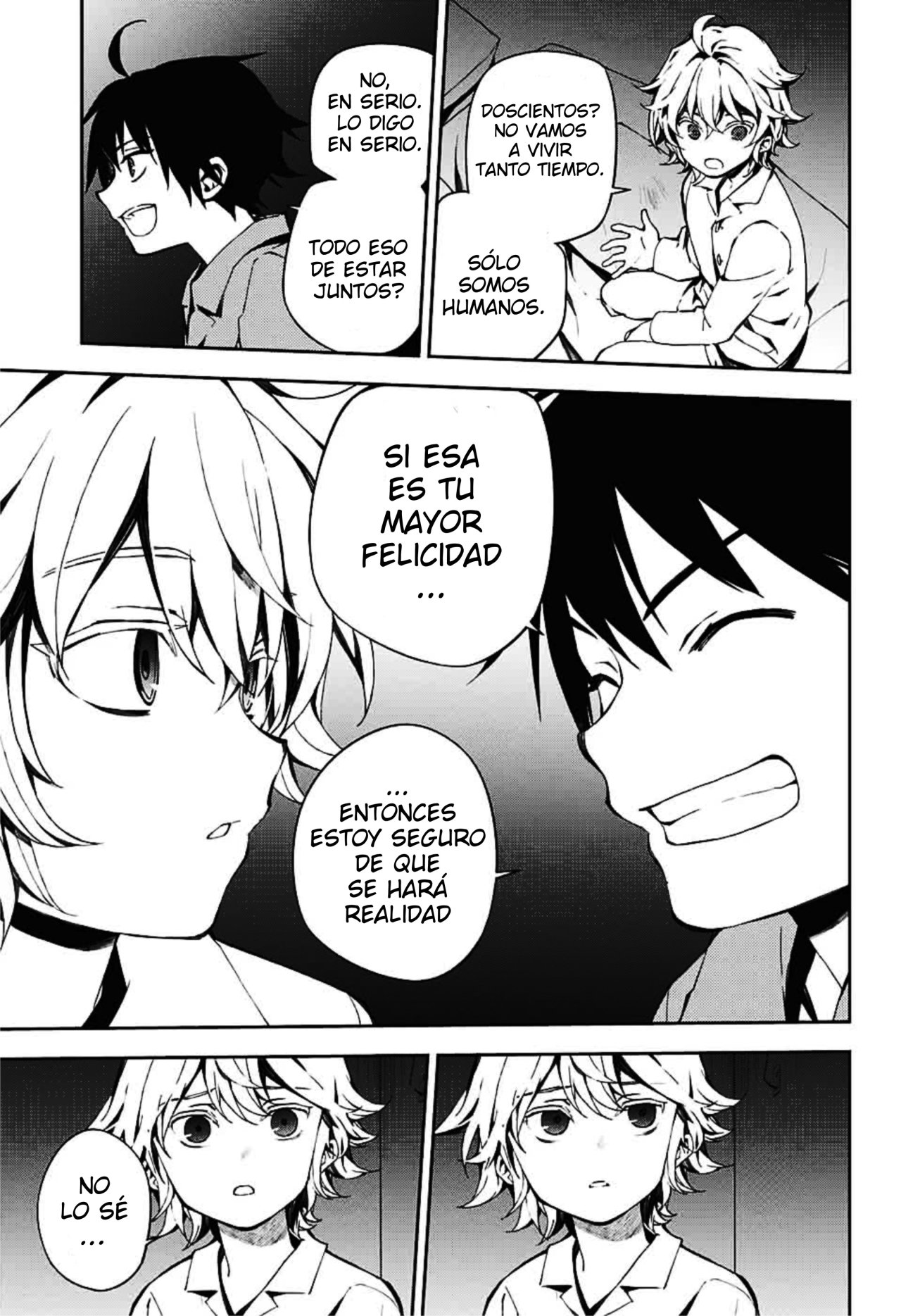 Owari no Seraph Capitulo 93: El Deseo Dentro de un Deseo página 27