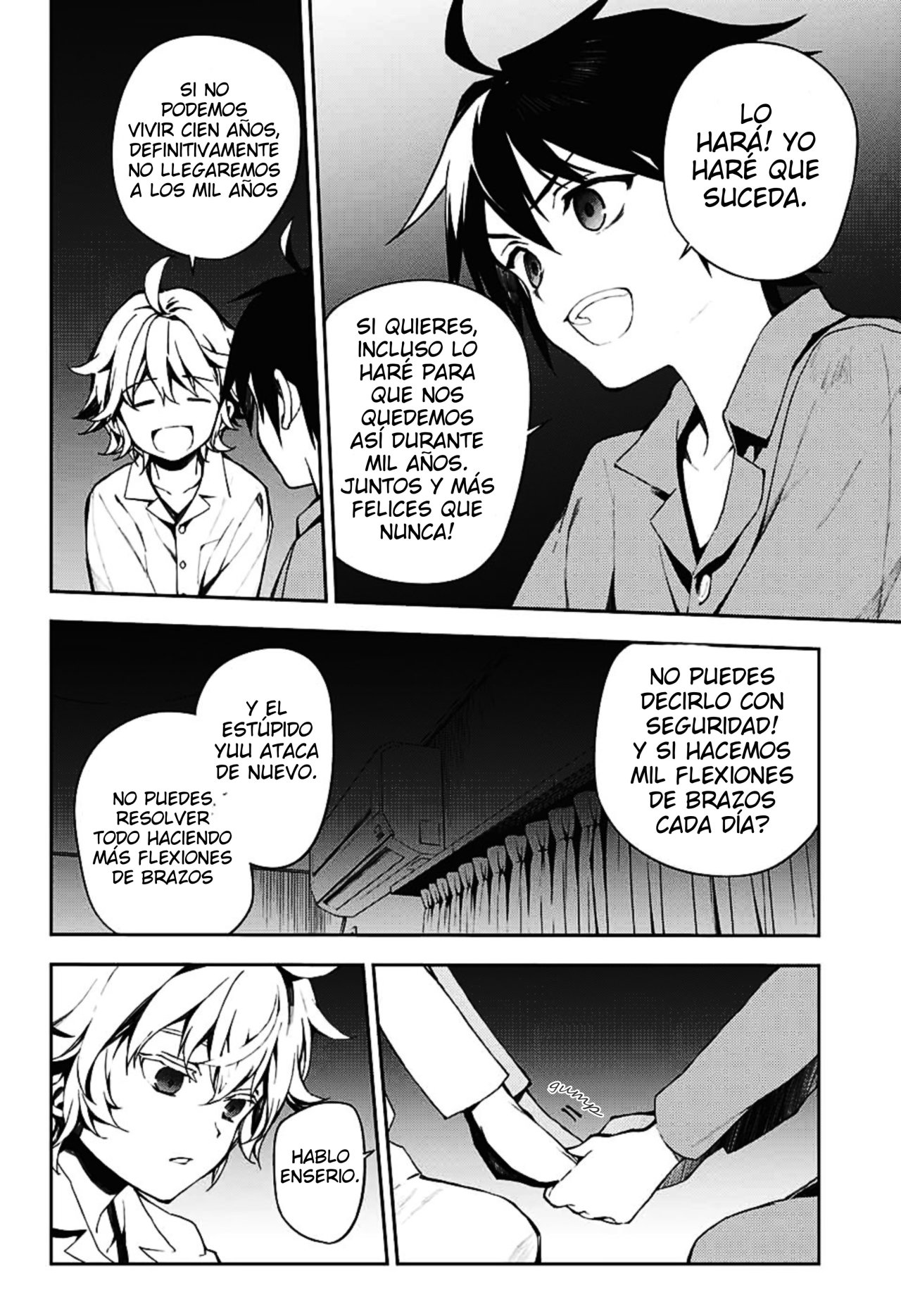Owari no Seraph Capitulo 93: El Deseo Dentro de un Deseo página 28