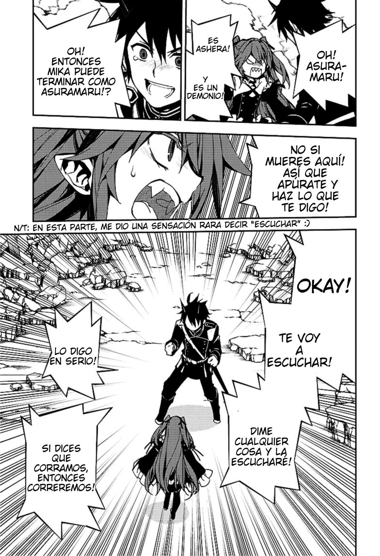 Owari no Seraph Capitulo 94: Hueco En El Sol página 16