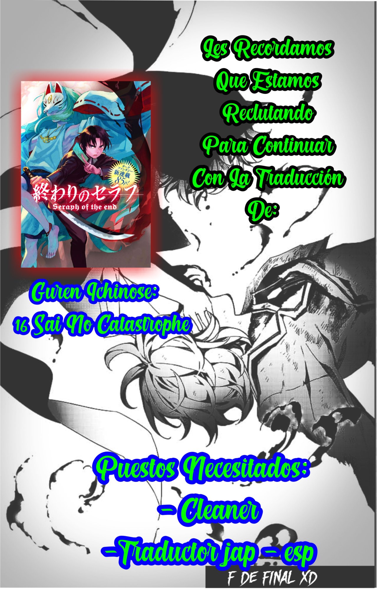 Owari no Seraph Capitulo 94: Hueco En El Sol página 36