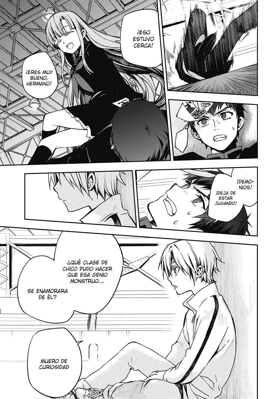 Owari no Seraph Capitulo 97: Hermanas página 21