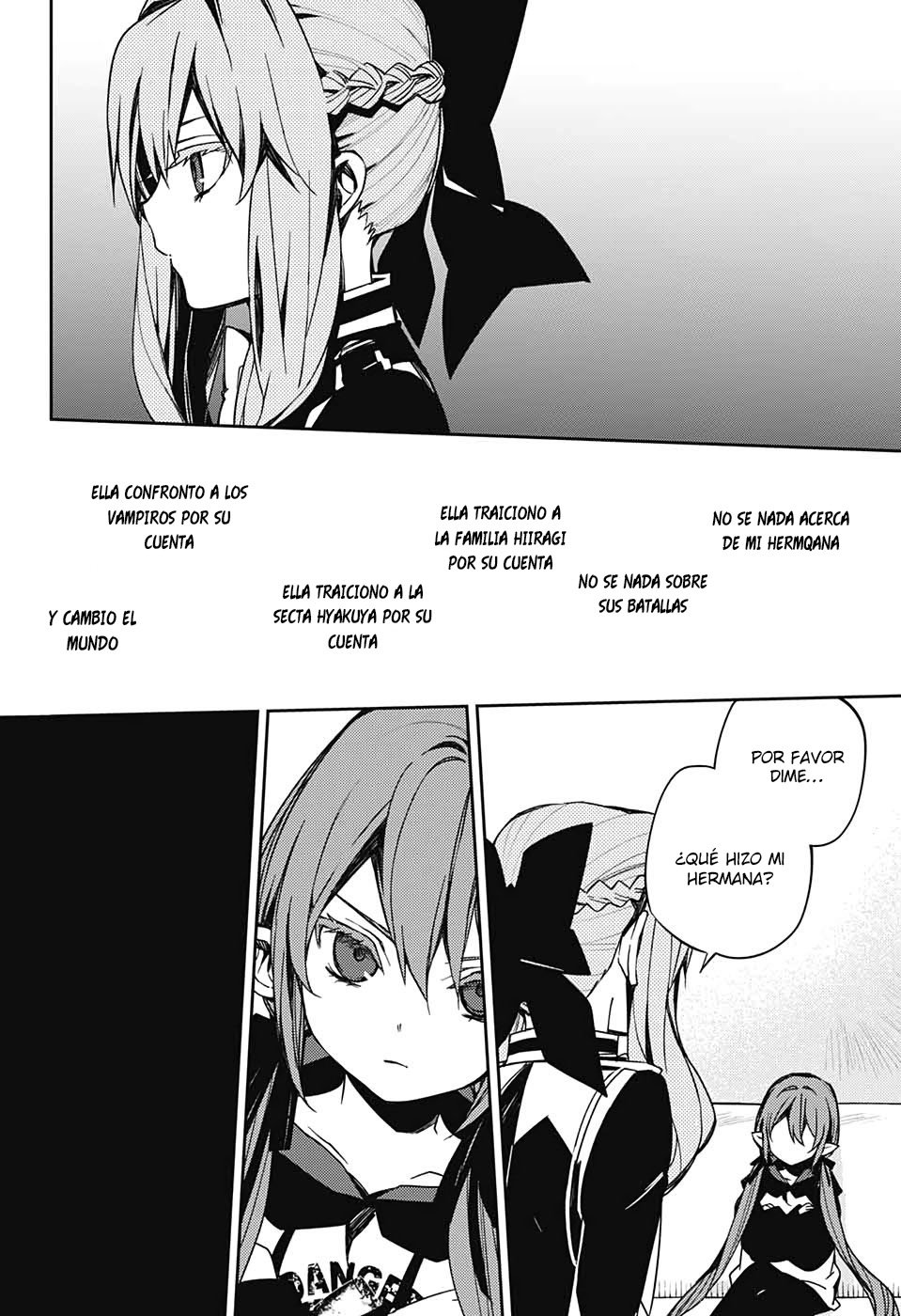 Owari no Seraph Capitulo 97: Hermanas página 42