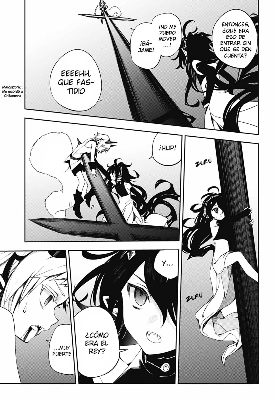 Owari no Seraph Capitulo 98: Aposentos del Rey página 11