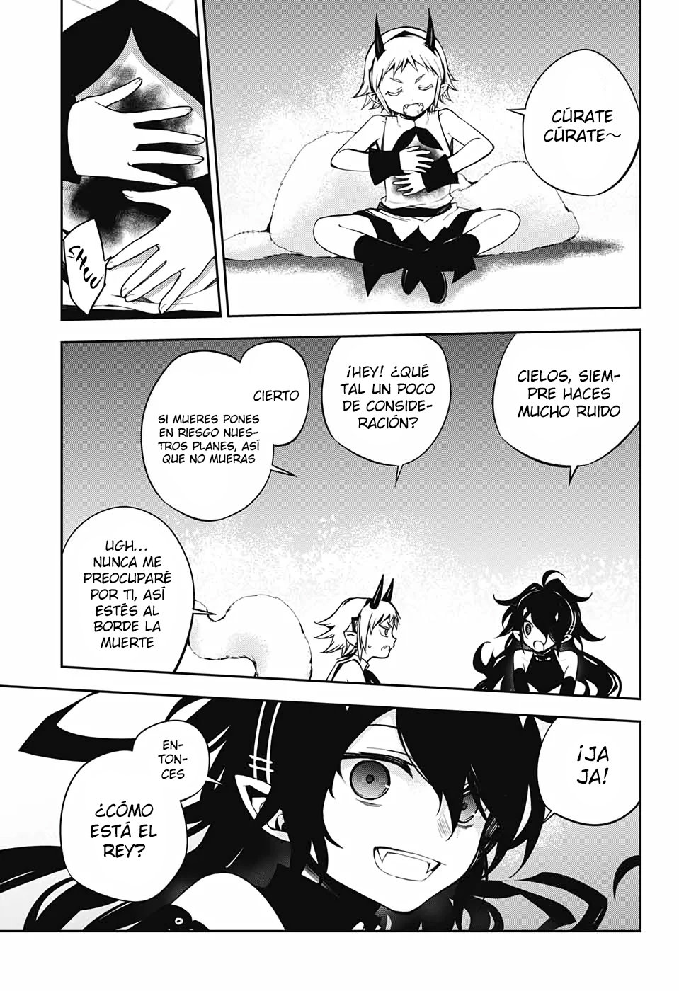 Owari no Seraph Capitulo 98: Aposentos del Rey página 13