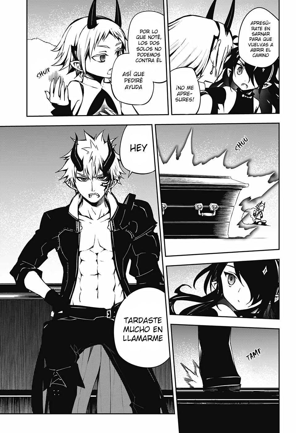 Owari no Seraph Capitulo 98: Aposentos del Rey página 15