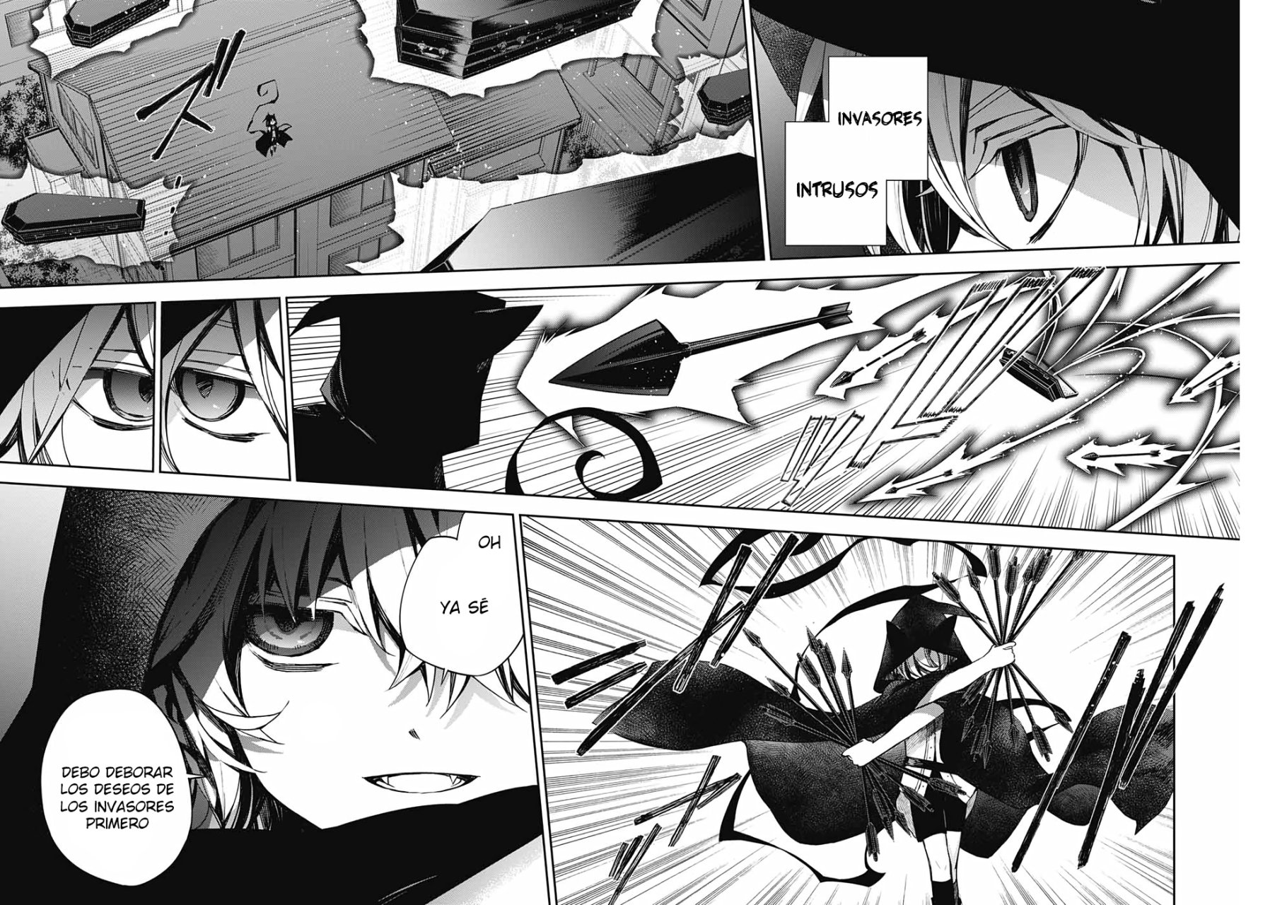 Owari no Seraph Capitulo 98: Aposentos del Rey página 22