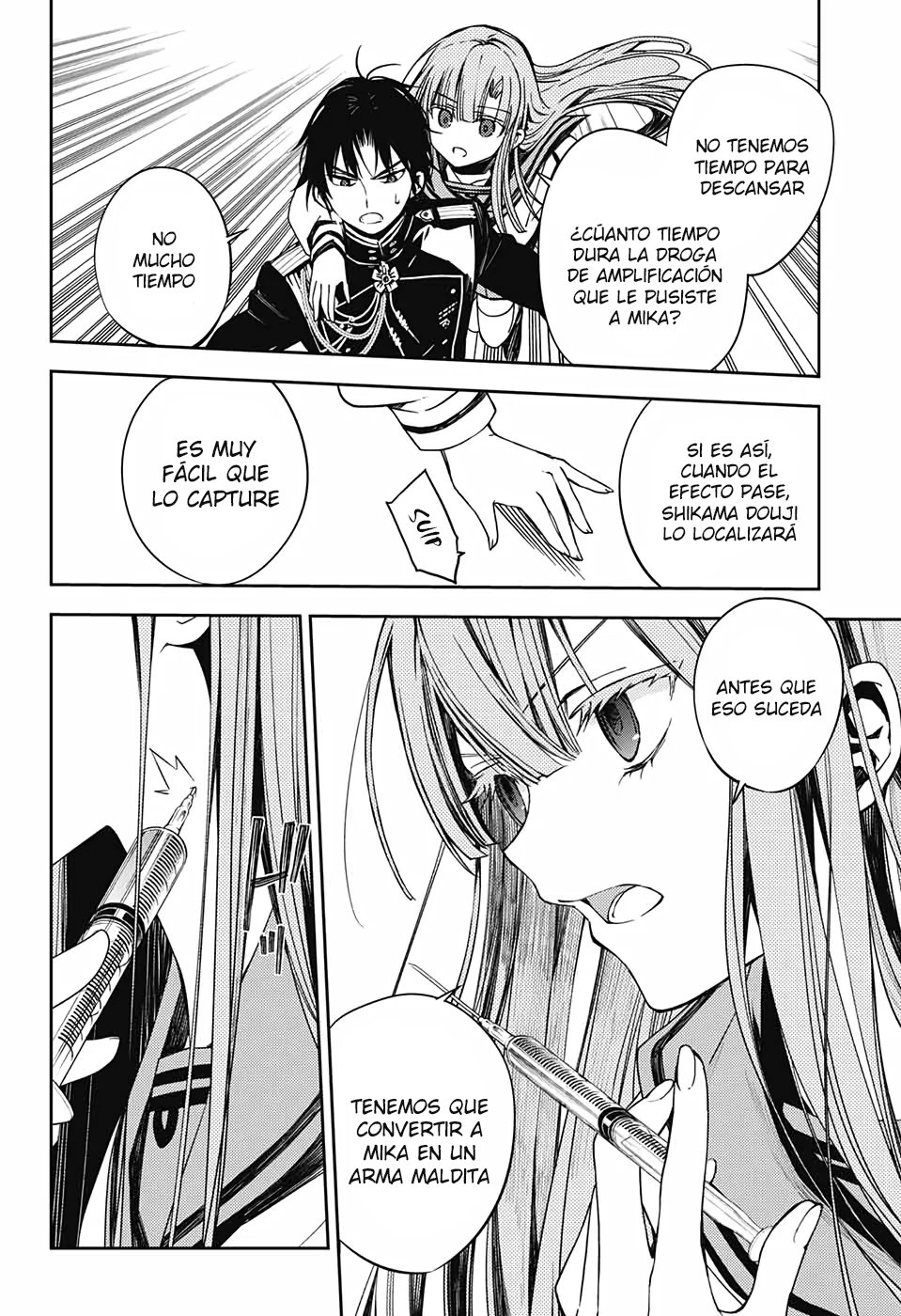 Owari no Seraph Capitulo 98: Aposentos del Rey página 25