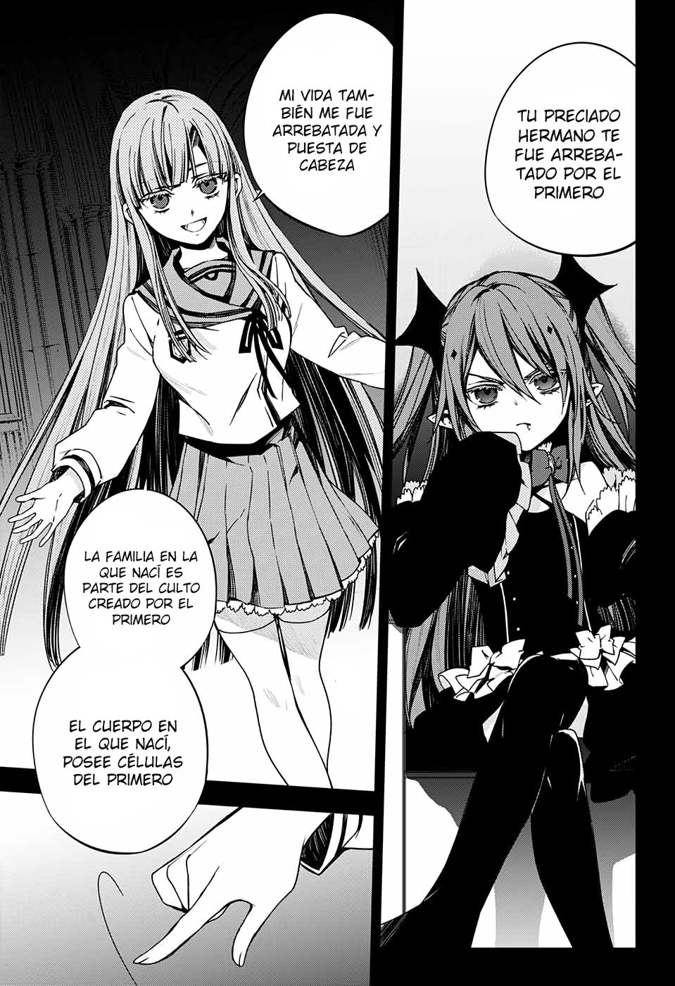 Owari no Seraph Capitulo 98: Aposentos del Rey página 28