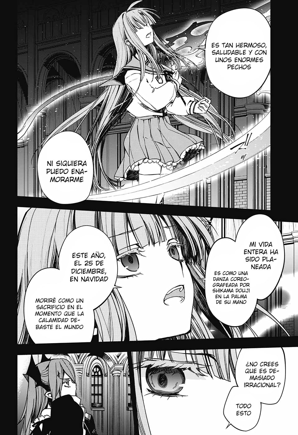 Owari no Seraph Capitulo 98: Aposentos del Rey página 29