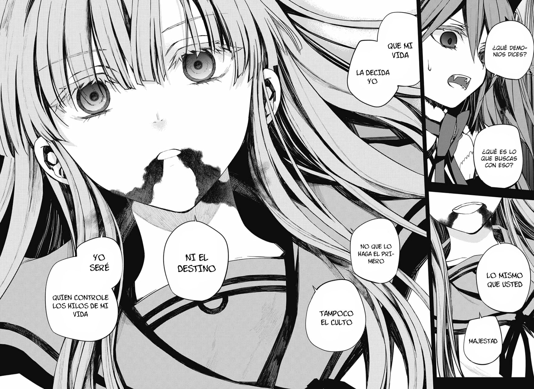 Owari no Seraph Capitulo 98: Aposentos del Rey página 33