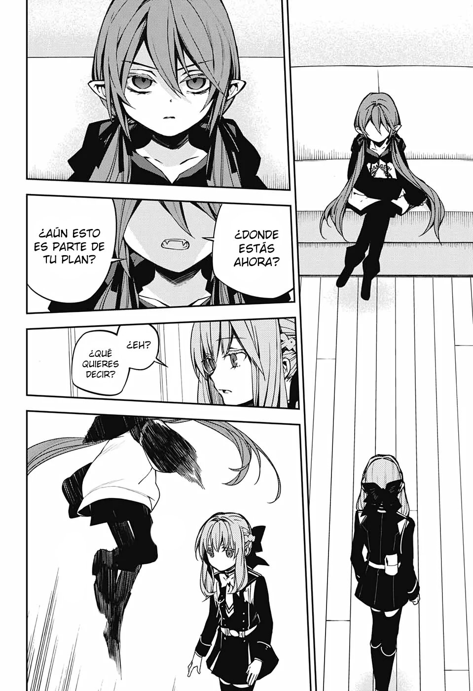 Owari no Seraph Capitulo 98: Aposentos del Rey página 34