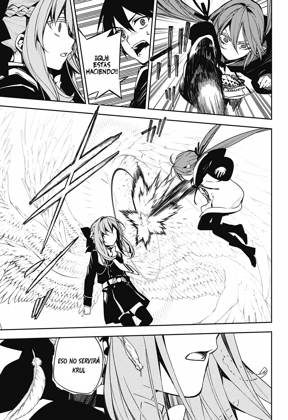 Owari no Seraph Capitulo 98: Aposentos del Rey página 35