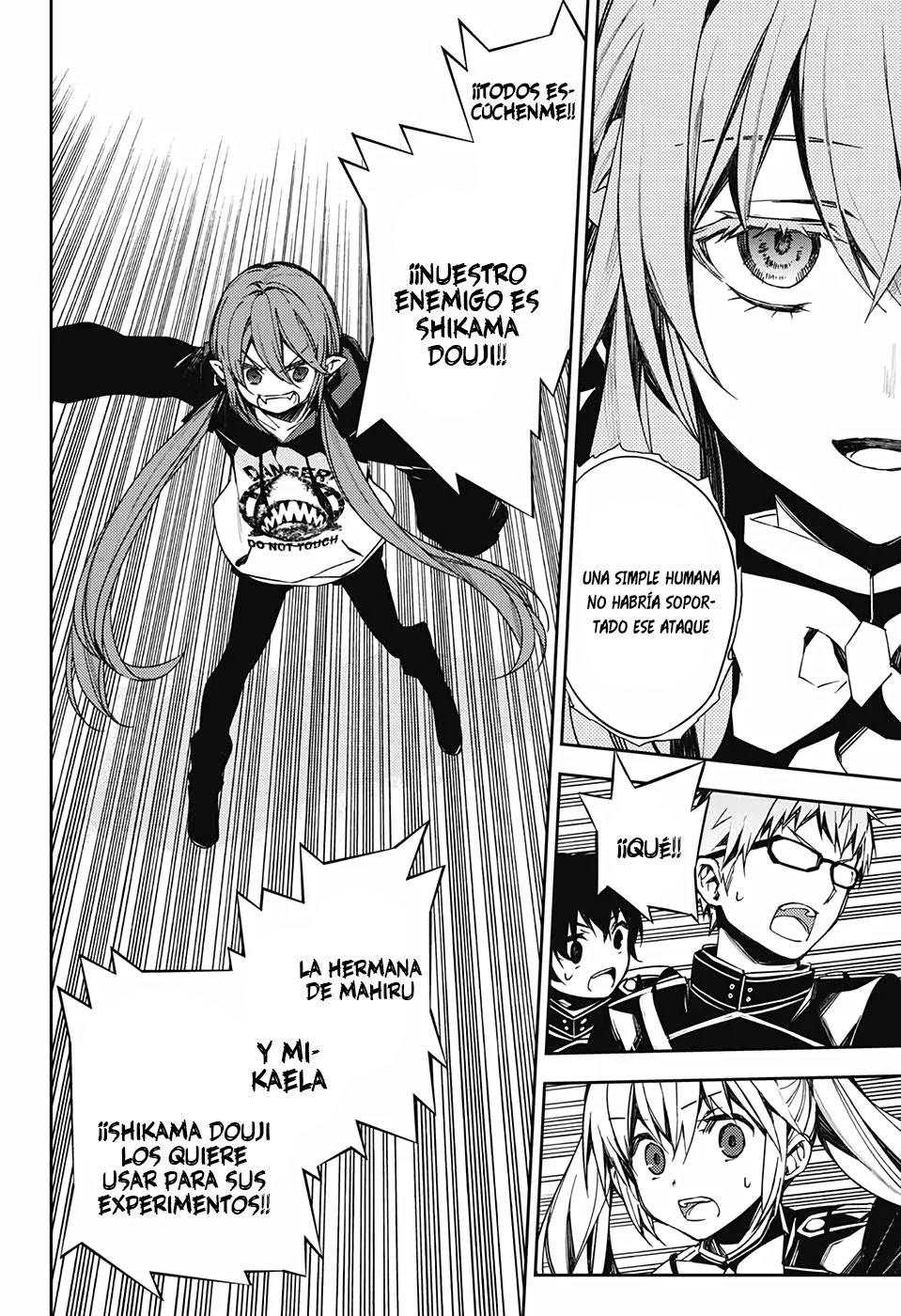 Owari no Seraph Capitulo 98: Aposentos del Rey página 36
