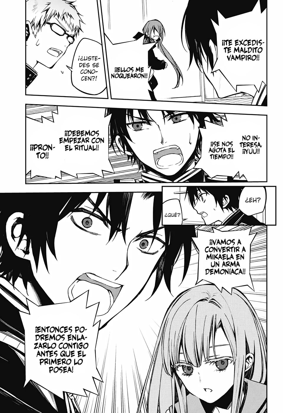 Owari no Seraph Capitulo 98: Aposentos del Rey página 39
