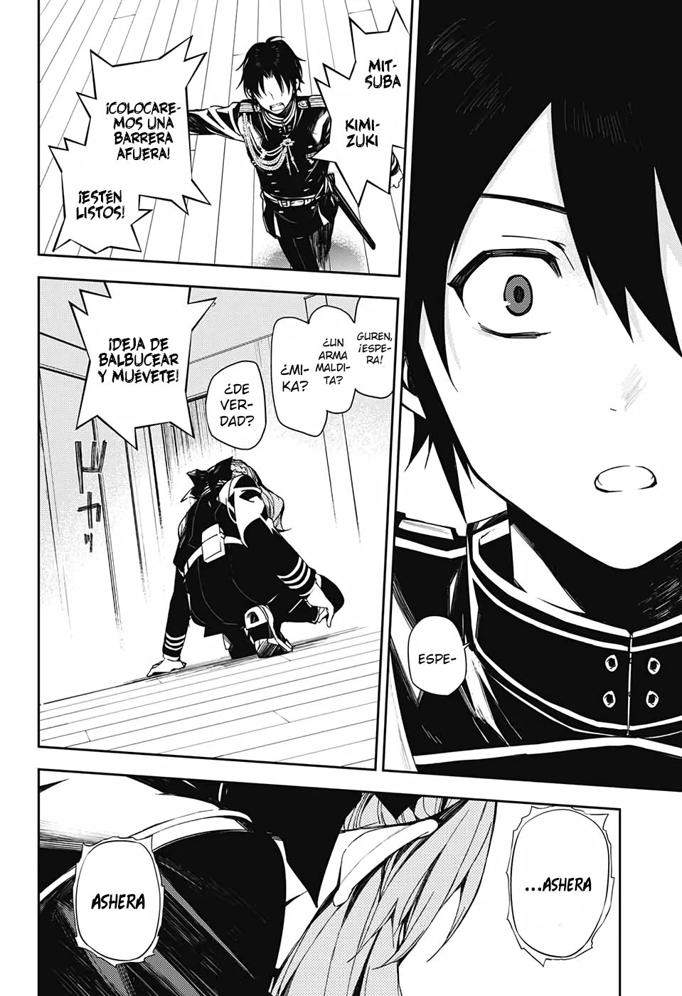 Owari no Seraph Capitulo 98: Aposentos del Rey página 40