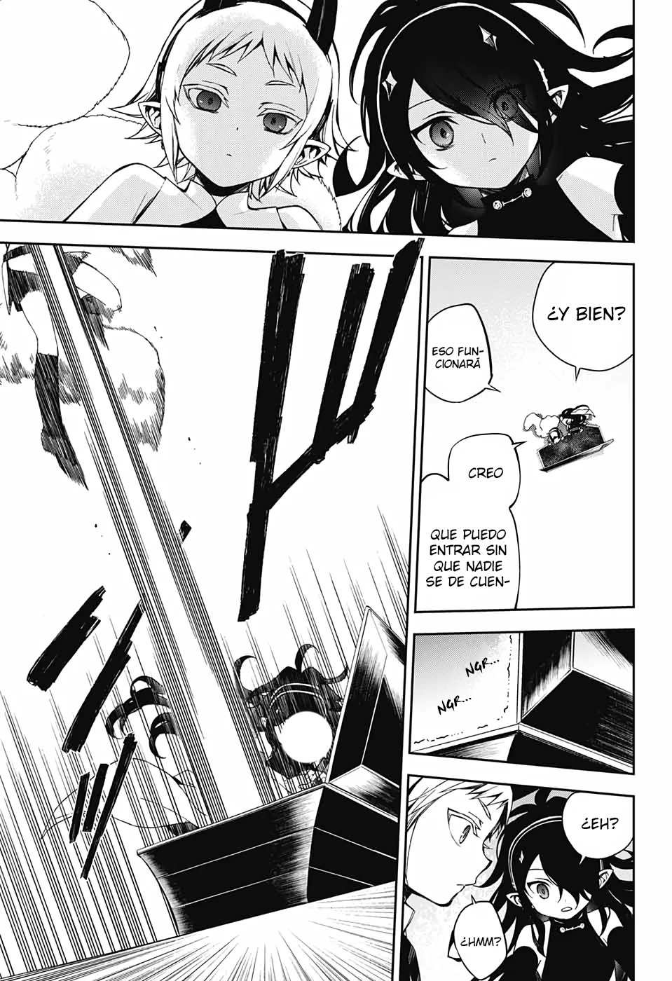 Owari no Seraph Capitulo 98: Aposentos del Rey página 9
