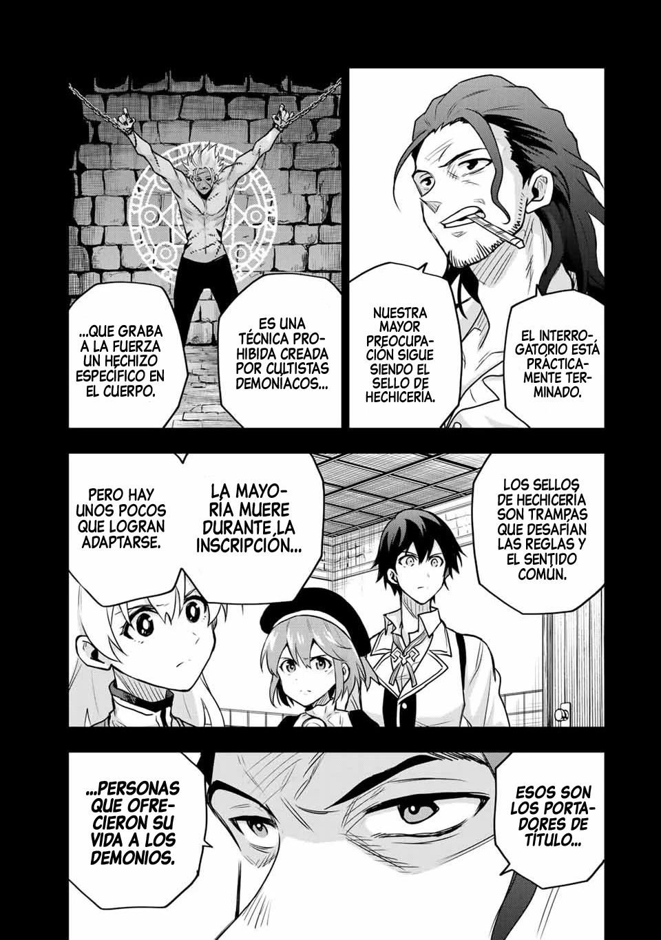 Un mago de la corte, que se centraba en la magia de apoyo porque sus aliados eran demasiado débiles, aspira a convertirse en el más fuerte tras ser expulsado Capitulo 102 página 17